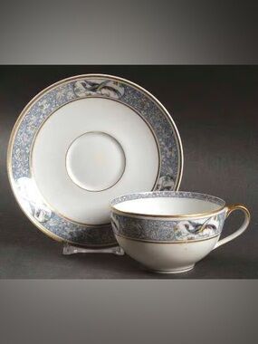 Theodore Haviland Limoges France “Rani ” Teacups & Saucers- Set of 6